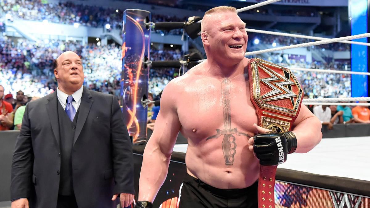 WWE Paul Heyman Brock Lesnar Universal Championship