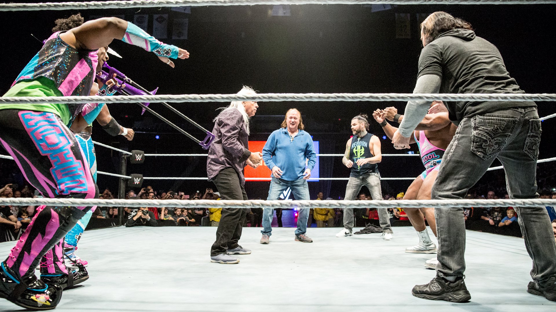 WWE Starrcade New Day Rock & Roll Express Hardy Boys