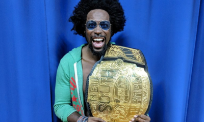 New South Pro Wrestling Sugar Dunkerton Huge Championship Belt