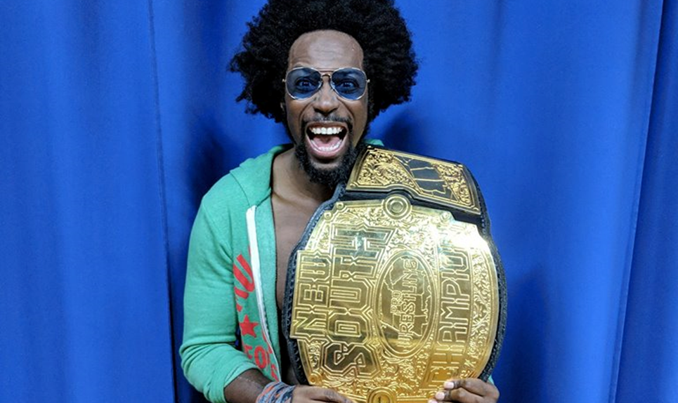 New South Pro Wrestling Sugar Dunkerton Huge Championship Belt