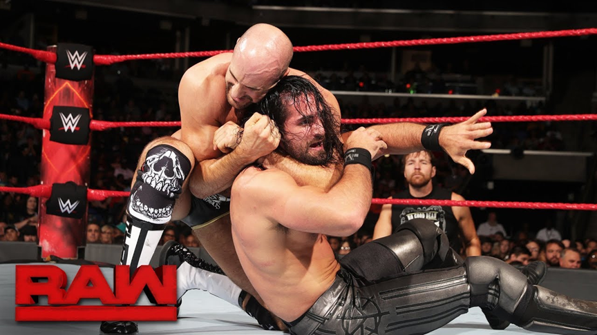 WWE Raw Cesaro Seth Rollins