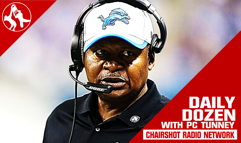 PC Daily Dozen NFL Coaching Carousel Jim Caldwell Detroit Lions