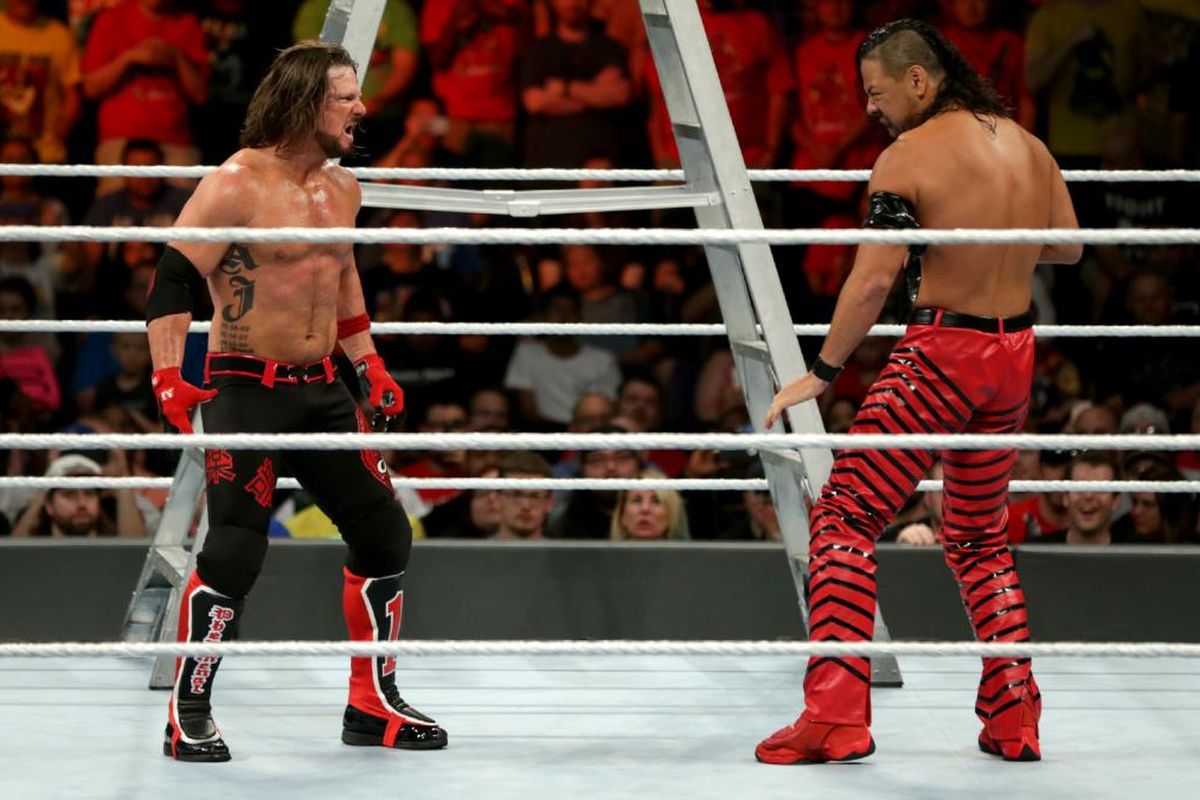 WWE AJ Styles Shinsuke Nakamura WrestleMania