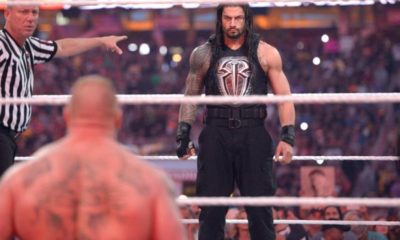 WWE Brock Lesnar Roman Reigns WrestleMania 31