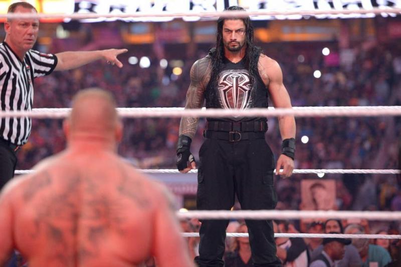 WWE Brock Lesnar Roman Reigns WrestleMania 31
