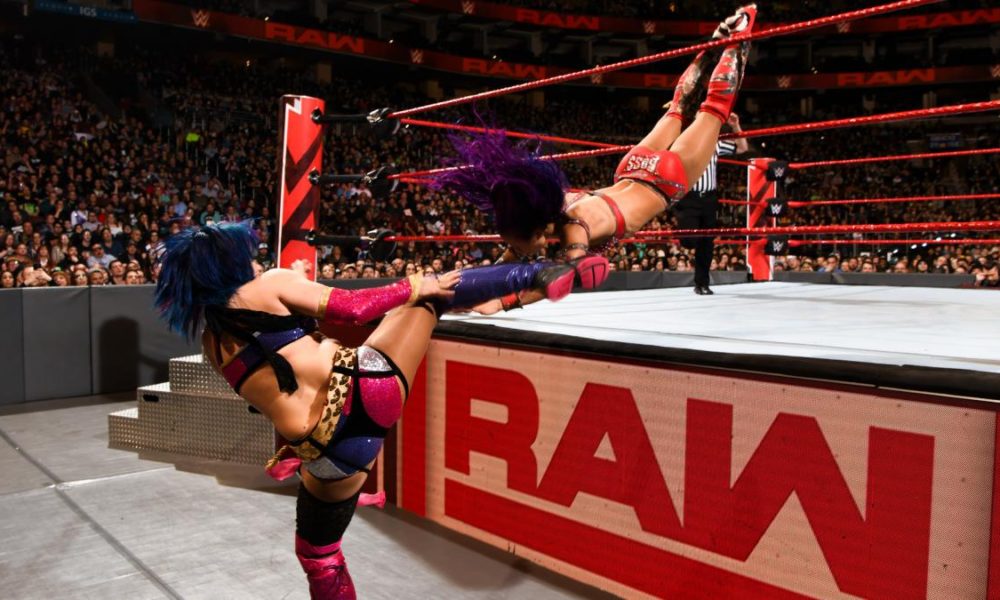 WWE Raw Asuka Sasha Banks