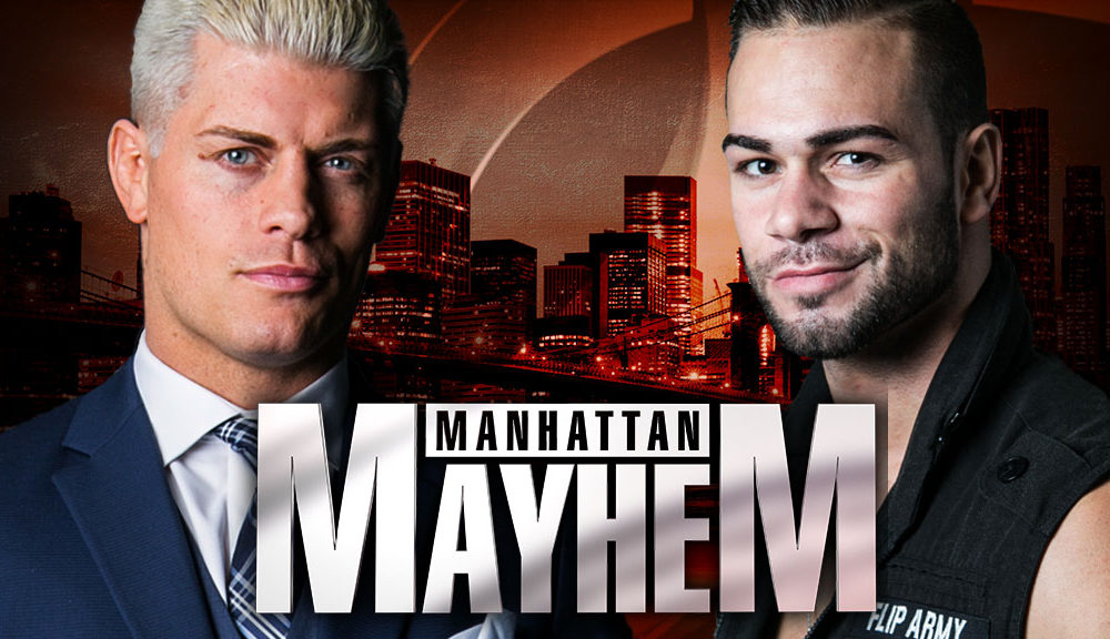 ROH Manhattan Mayhem Cody Rhodes Flip Gordon