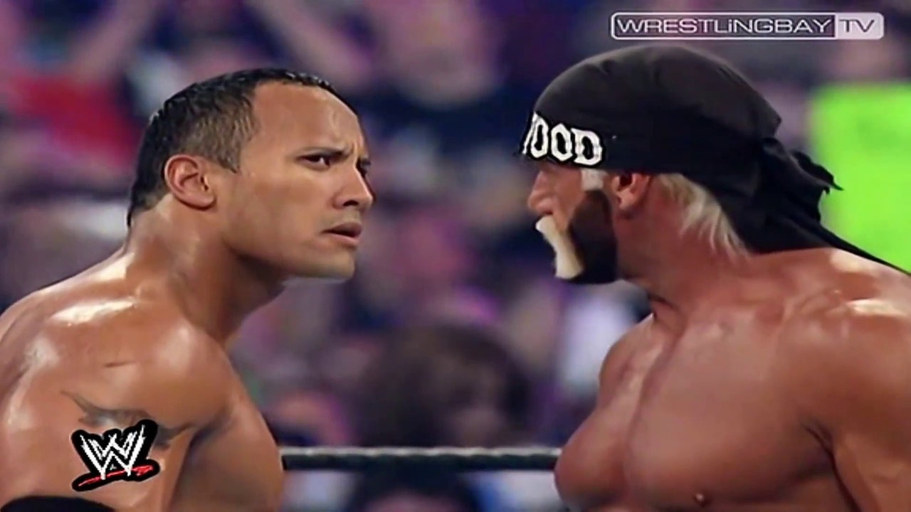 WrestleMania 18 The Rock Hollywood Hulk Hogan