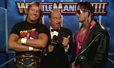WrestleMania 8 Roddy Piper Bret Hard