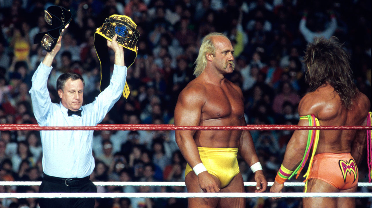 WrestleMania VI Hulk Hogan Ultimate Warrior