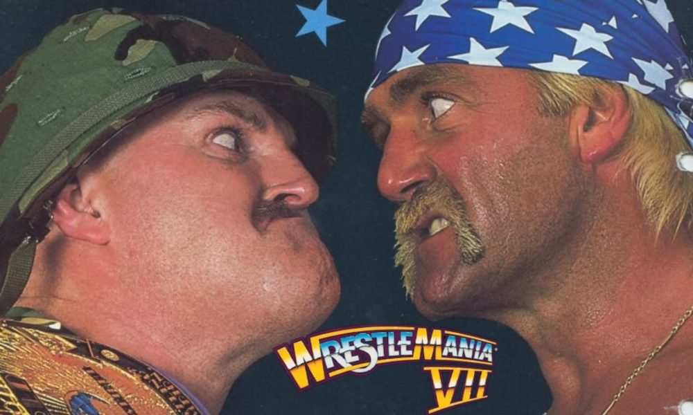 WrestleMania VII Sgt Slaughter Hulk Hogan
