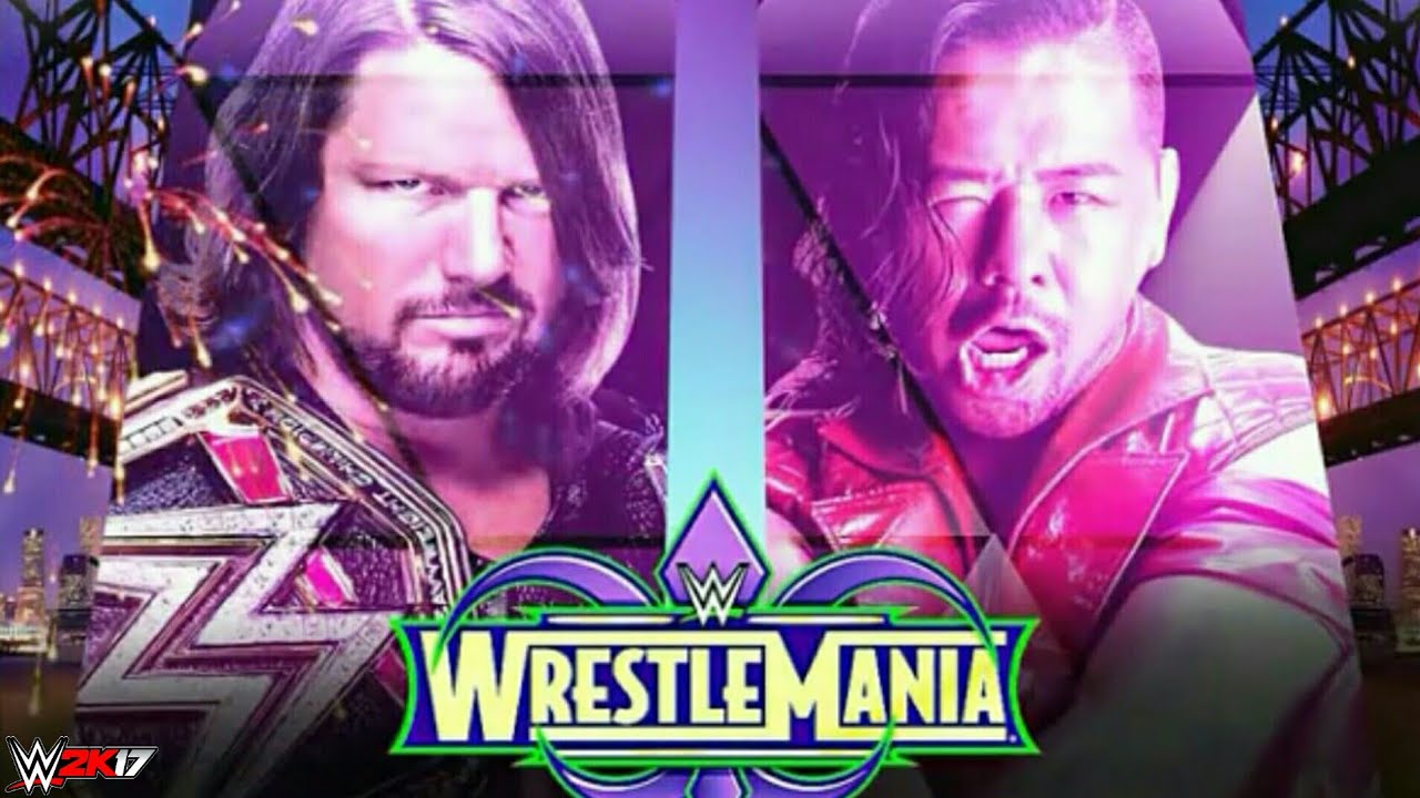 AJ Styles Shinsuke Nakamura WrestleMania 34