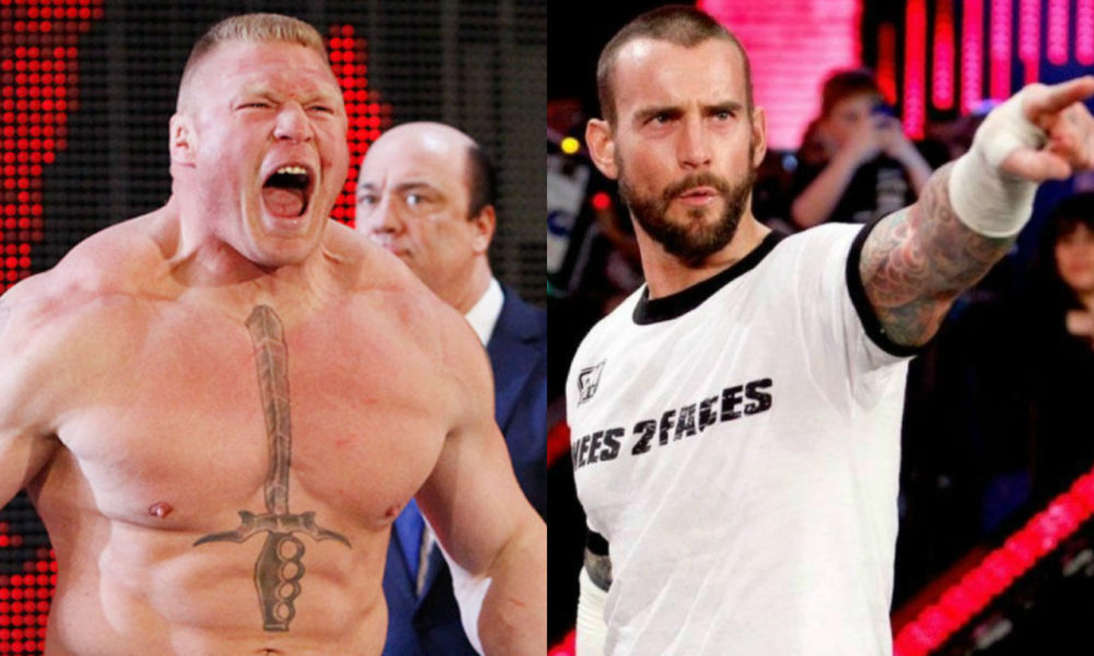 Brock Lesnar CM Punk WWE