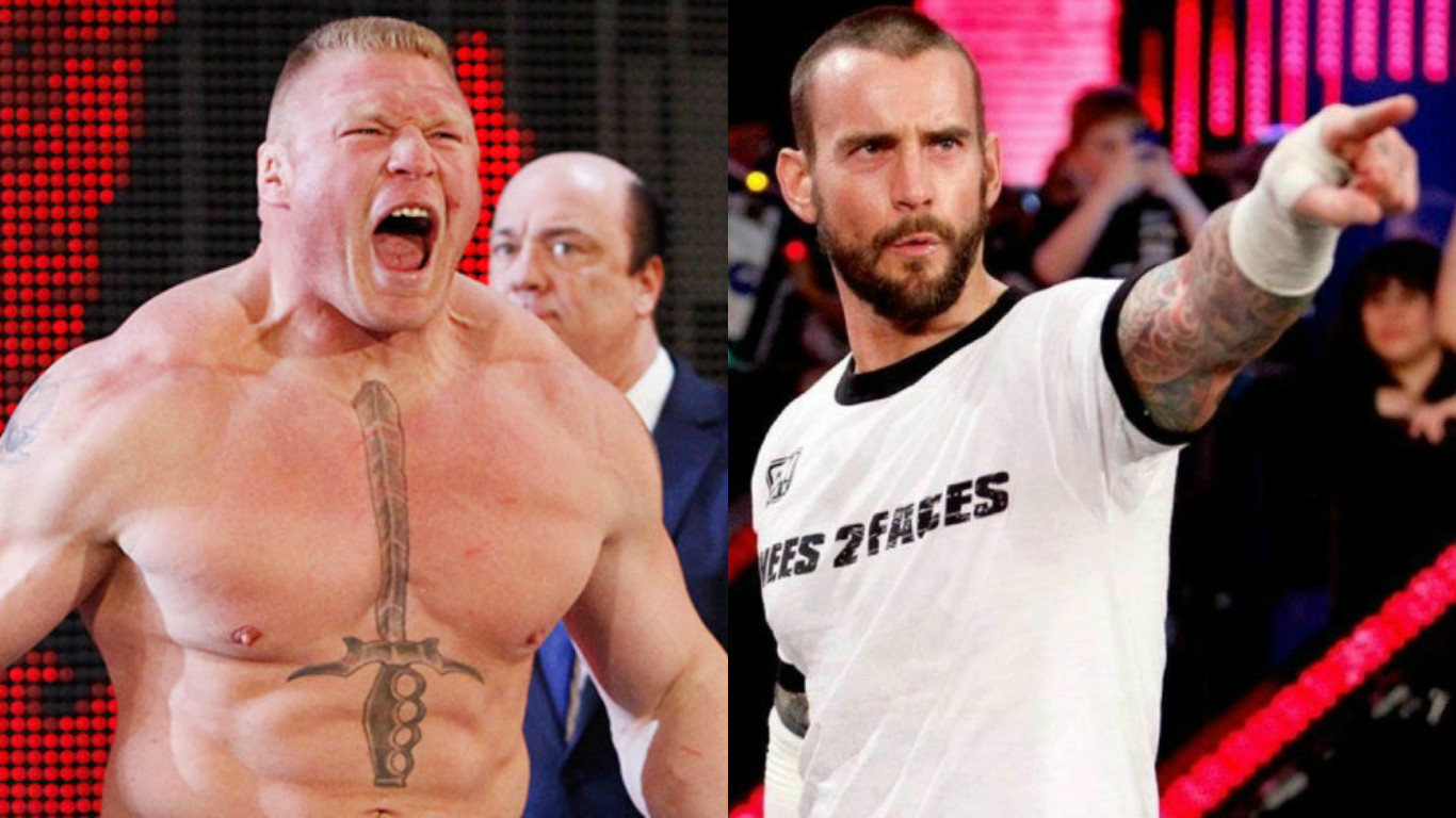 Brock Lesnar CM Punk WWE