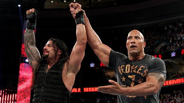 Roman Reigns The Rock Royal Rumble
