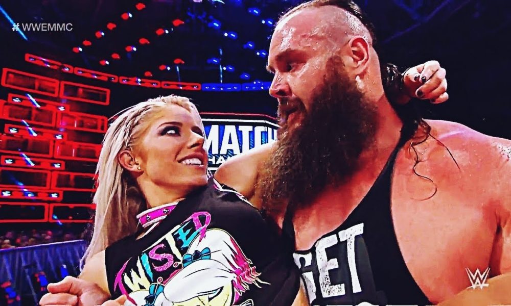 Alexa Bliss Braun Strowman WWE