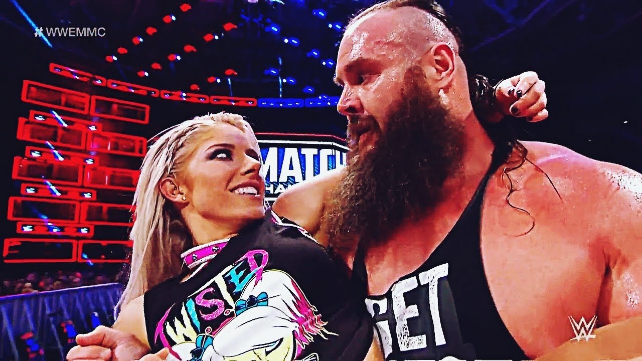 Alexa Bliss Braun Strowman WWE