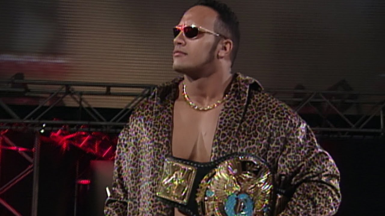 The Rock WWF Champion Heel