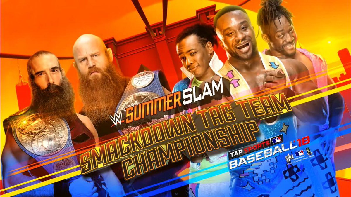 WWE SummerSlam New Day vs Bludgeon