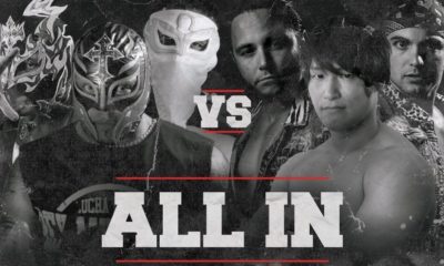 ALL IN Results Six Man Tag Rey Mysterio The Young Bucks Kota Ibushi