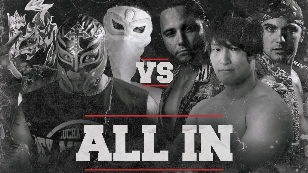ALL IN Results Six Man Tag Rey Mysterio The Young Bucks Kota Ibushi