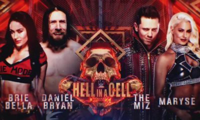 Hell In A Cell Results Daniel Bryan Brie Bella The Miz Maryse