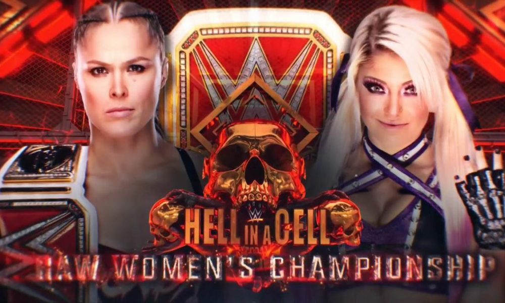 WWE Hell In A Cell Results Ronda Rousey Alexa Bliss
