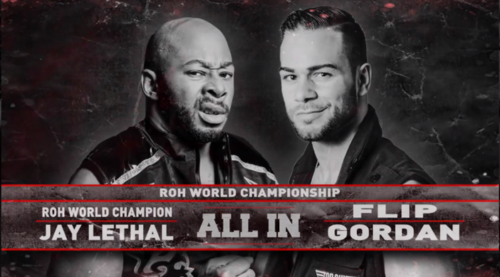 Jay Lethal vs Flip Gordon ALL IN Results