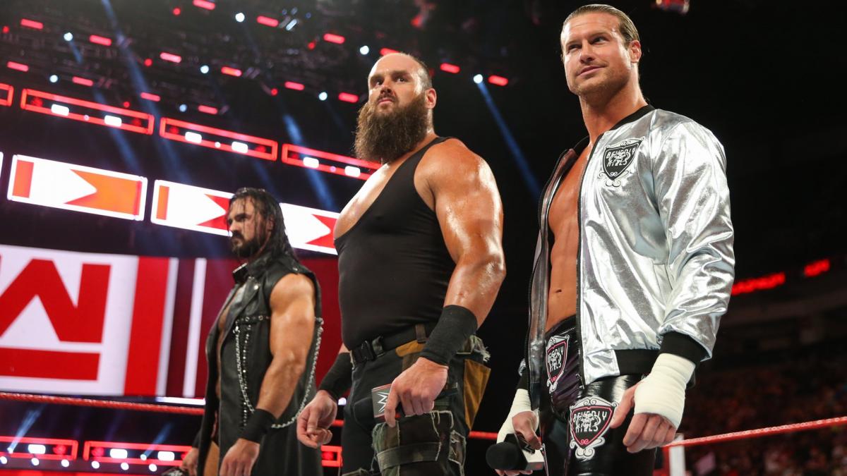 Drew McIntyre Braun Strowman Dolph Ziggler Three Stars WWE Raw