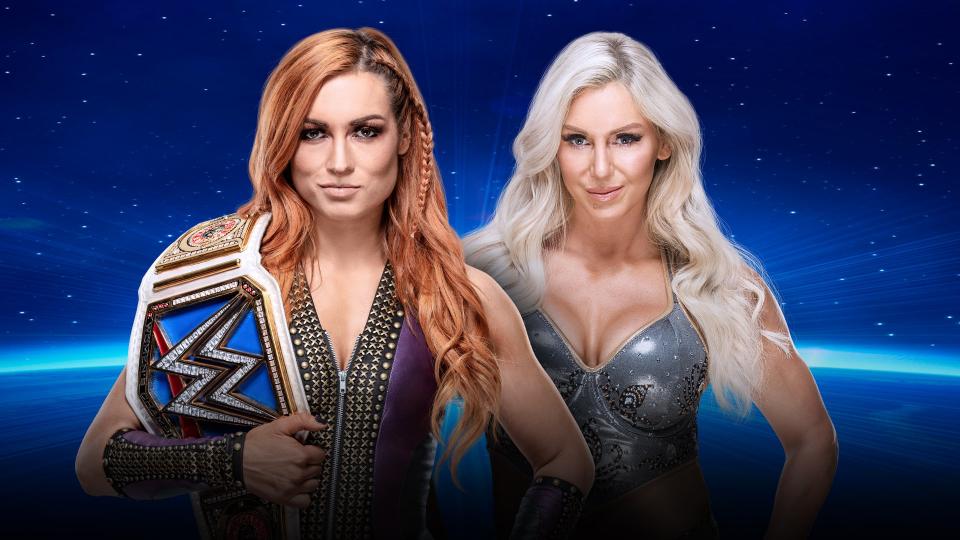 WWE Evolution Becky Lynch Charlotte Flair Smackdown Womens's Championship Last Woman Standing