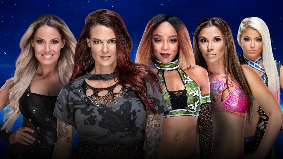 WWE Evolution Lita Trish Stratus Alicia Fox Mickie James Alexa Bliss
