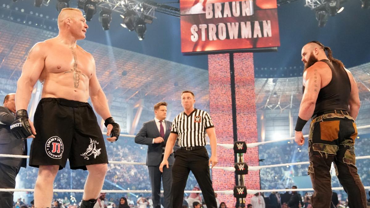 Braun Strowman Brock Lesnar WWE Crown Jewel