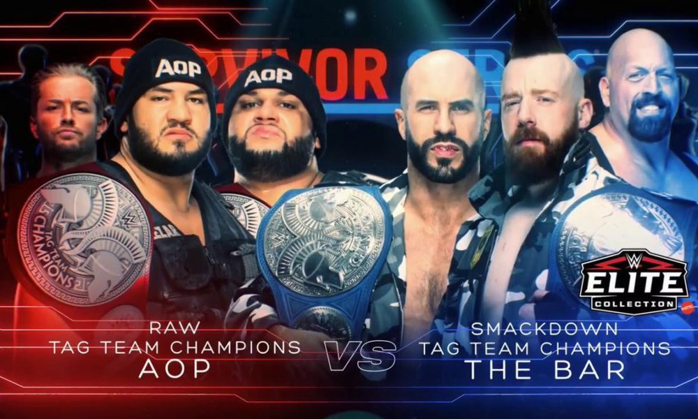 WWE Survivor Series 2018 AOP vs The Bar