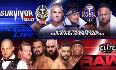 WWE Survivor Series 2018 Rey Mysterio Shane McMahon The Miz Jeff Hardy Samoa Joe Baron Corbin Dolph Ziggler DrewMcIntyre Braun Strowman Finn Balor Bobby Lashley