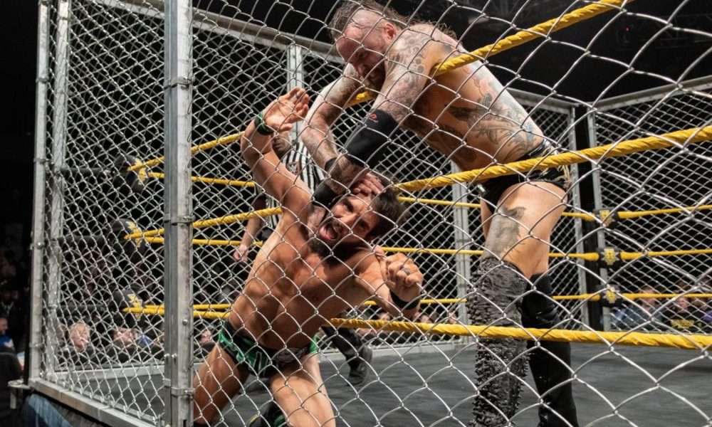 WWE NXT Aleister Black Johnny Gargano Steel Cage Match