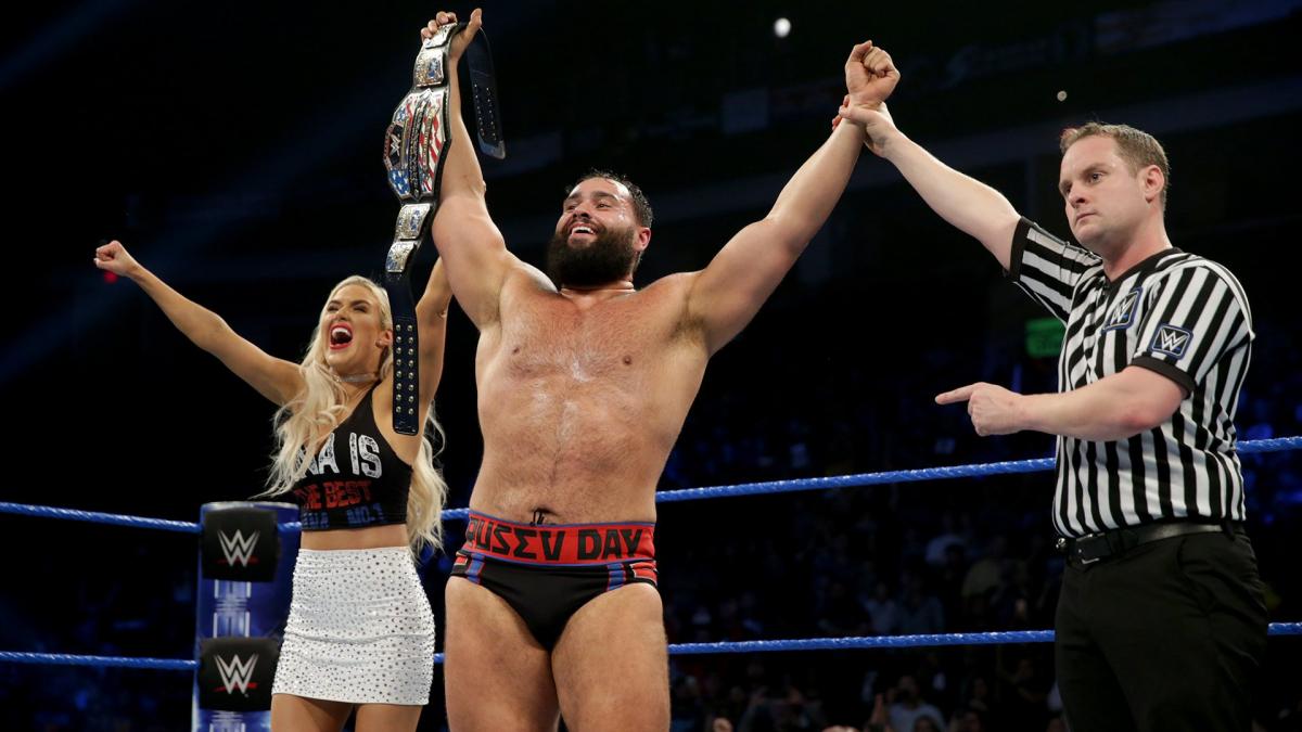 Rusev Lana Smackdown