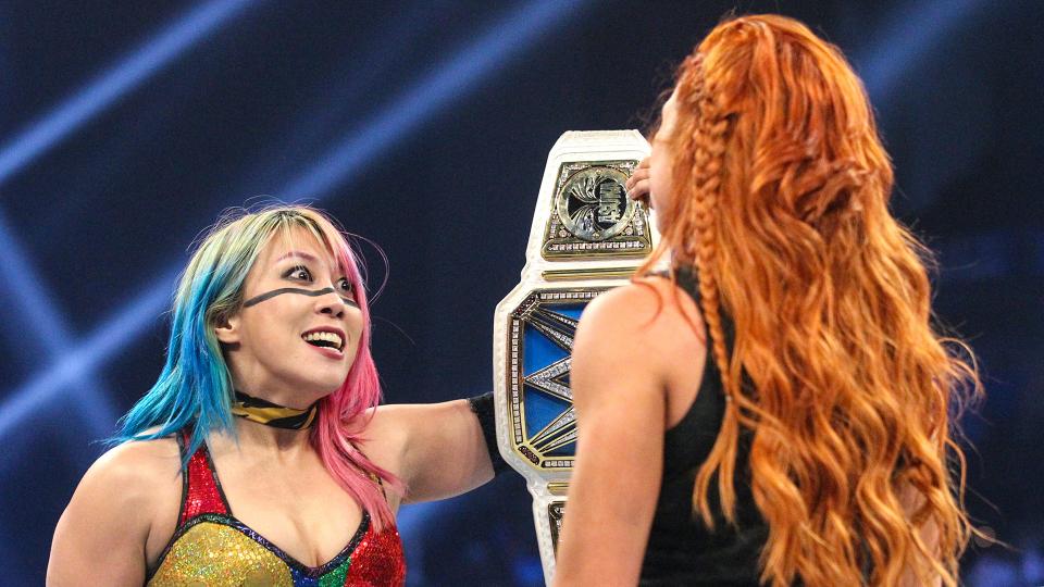 Asuka Becky Lynch WWE Smackdown