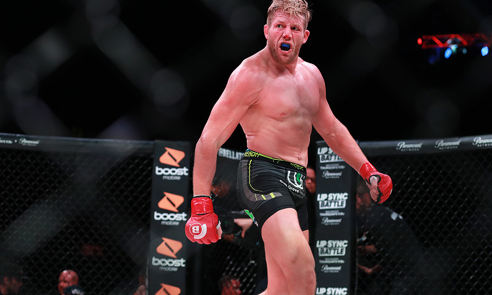 Jake Hager Jack Swagger Bellator WWE.