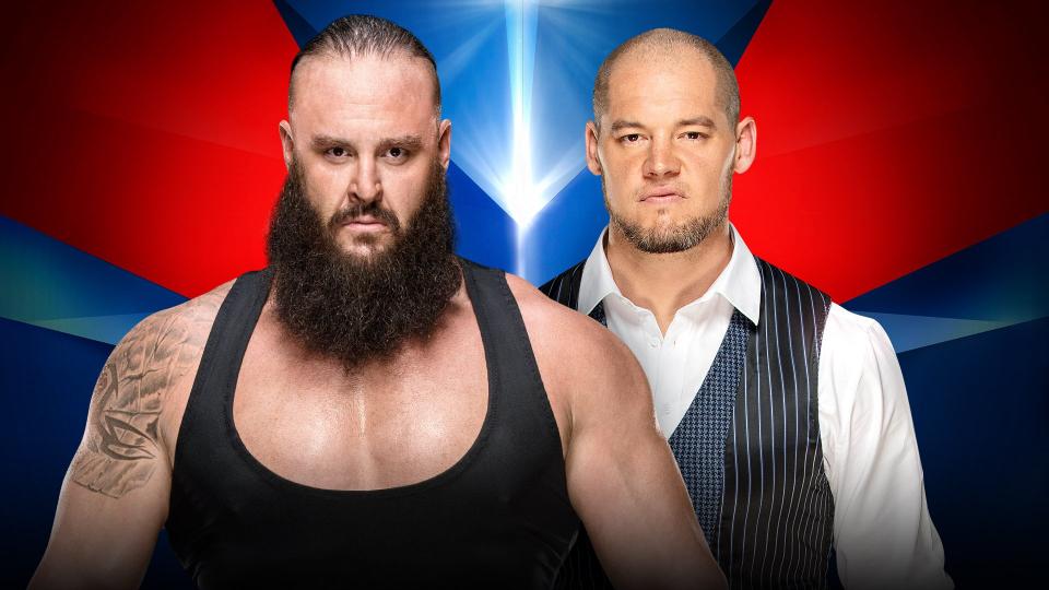 WWE Elimination Chamber Braun Strowman Baron Corbin
