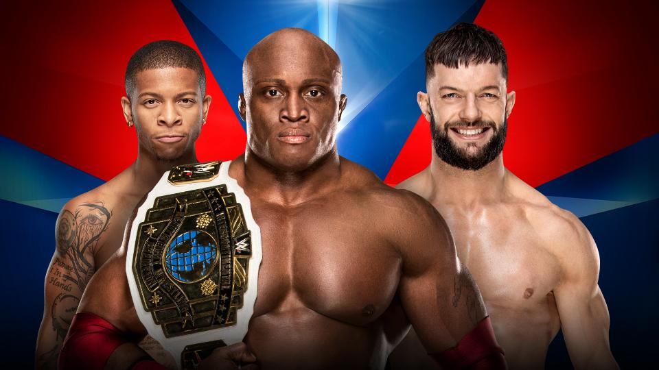 WWE Elimination Chamber Lio Rush Bobby Lashley Finn Balor