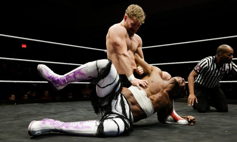 WWE Worlds Collide Tyler Bate Velveteen Dream