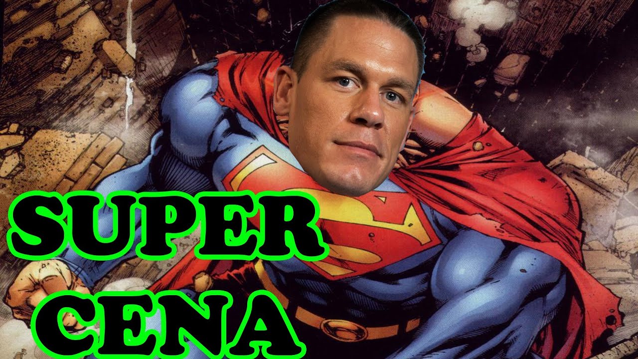WWE Wrestling Comics John Cena Super Man