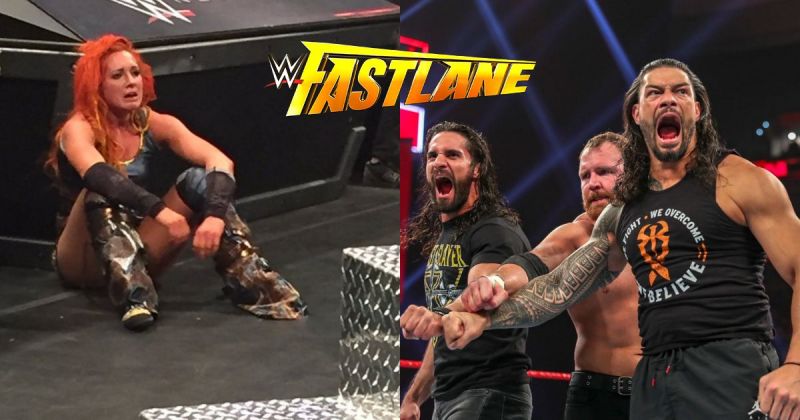 WWE Fastlane The Shield Roman Reigns Dean Ambrose Seth Rollins Becky Lynch