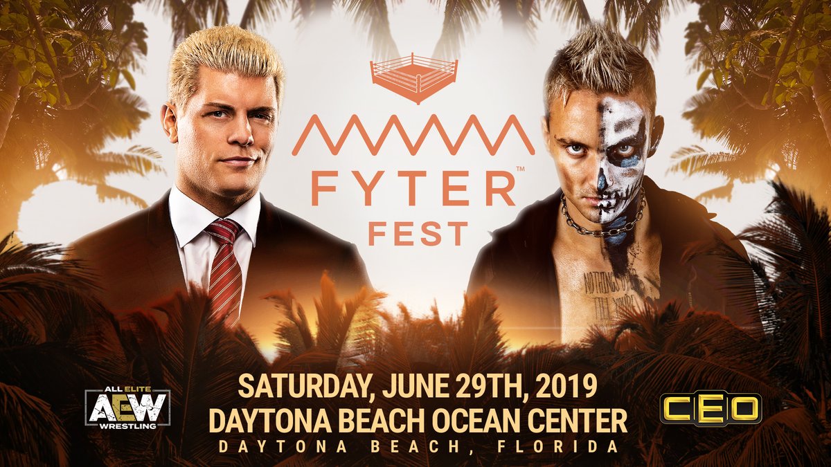 All Elite Wrestling Fyter Fest Cody Rhodes vs Darby Allin