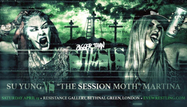 Pro Wrestling Eve Su Yung Session Moth Martina