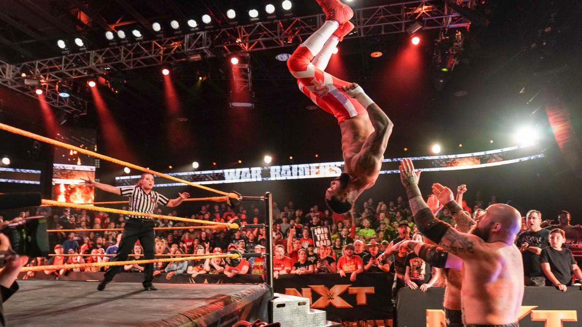 WWE NXT War Viking Raiders vs Street Profits