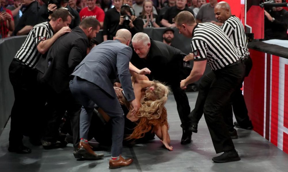 WWE Raw Lacey Evans Becky Lynch