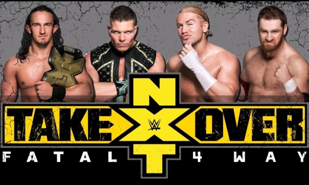 WWE NXT Takeover Fatal 4-Way Neville Tyson Kidd Tyler Breeze Sami Zayn