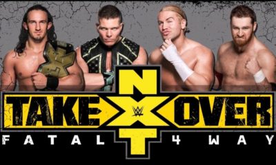 WWE NXT Takeover Fatal 4-Way Neville Tyson Kidd Tyler Breeze Sami Zayn