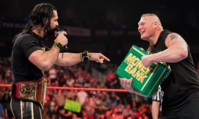 WWE RAW YouTube Brock Lesnar Seth Rollins Money In The Bank